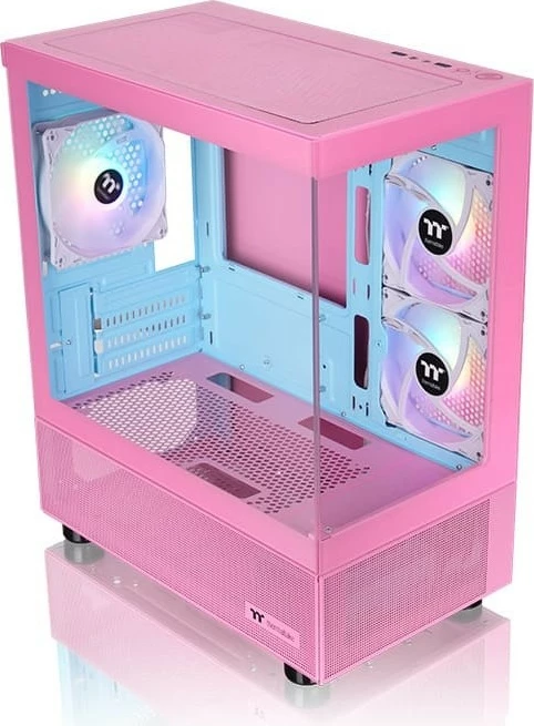 Kasë Thermaltake View 170 TG ARGB Mini, Bubble Pink