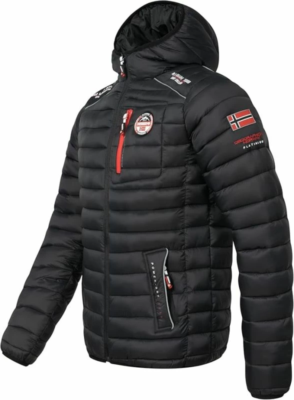 Jakne për meshkuj Geographical Norway, e zezë