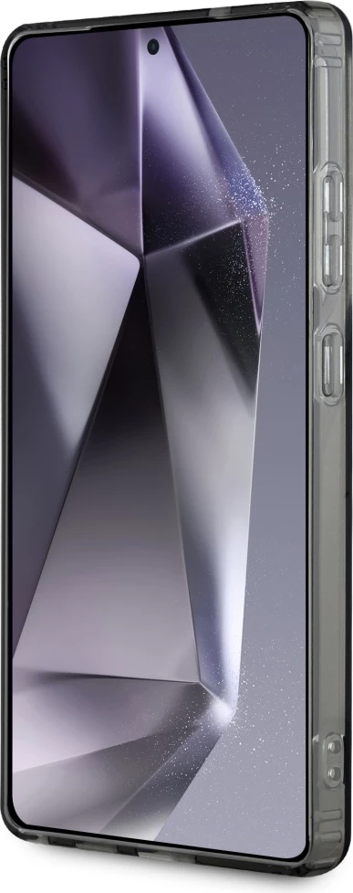 Mbështjellës Karl Lagerfeld Rhinestones Karl Head Logo për Samsung Galaxy S25 Ultra, zi