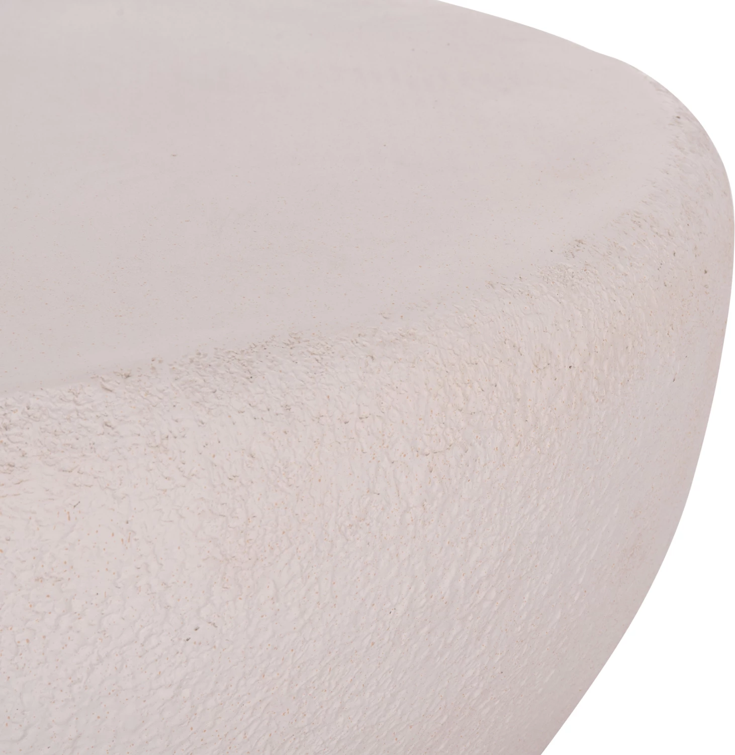 Tavolinë kafeje GERSON, fibër-cement, e bardhë, FH18151.02S, 104x72x40cm