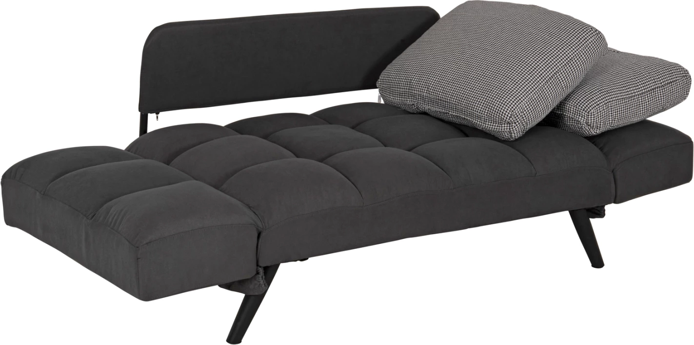 Divan 3 vendësh FH3169.01 GRI me Jastëkë 165-190x75x89Η cm