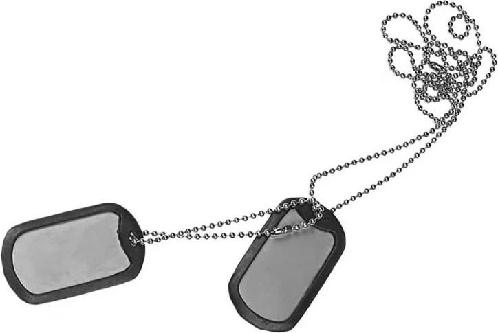 Tag Helikon prej çeliku inox, Argjendtë