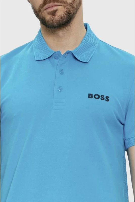 Maicë polo për meshkuj Boss, e kaltër