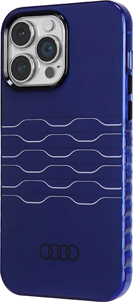 Mbështjellës Audi IML MagSafe për iPhone 14 Pro Max, Blu