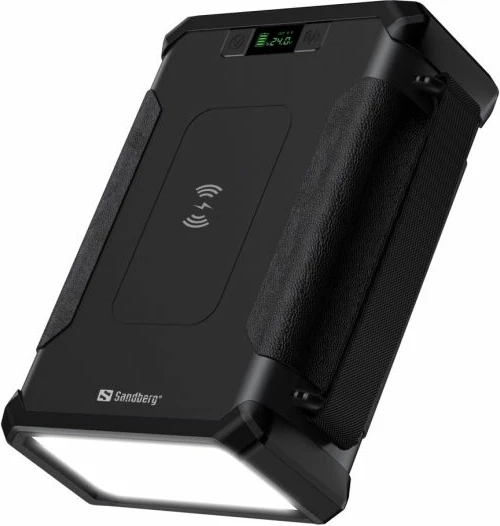 Powerbank stacion karikimi SANDBERG Survivor 420-78 96000mAh / 307Wh 8n1, e zezë, set