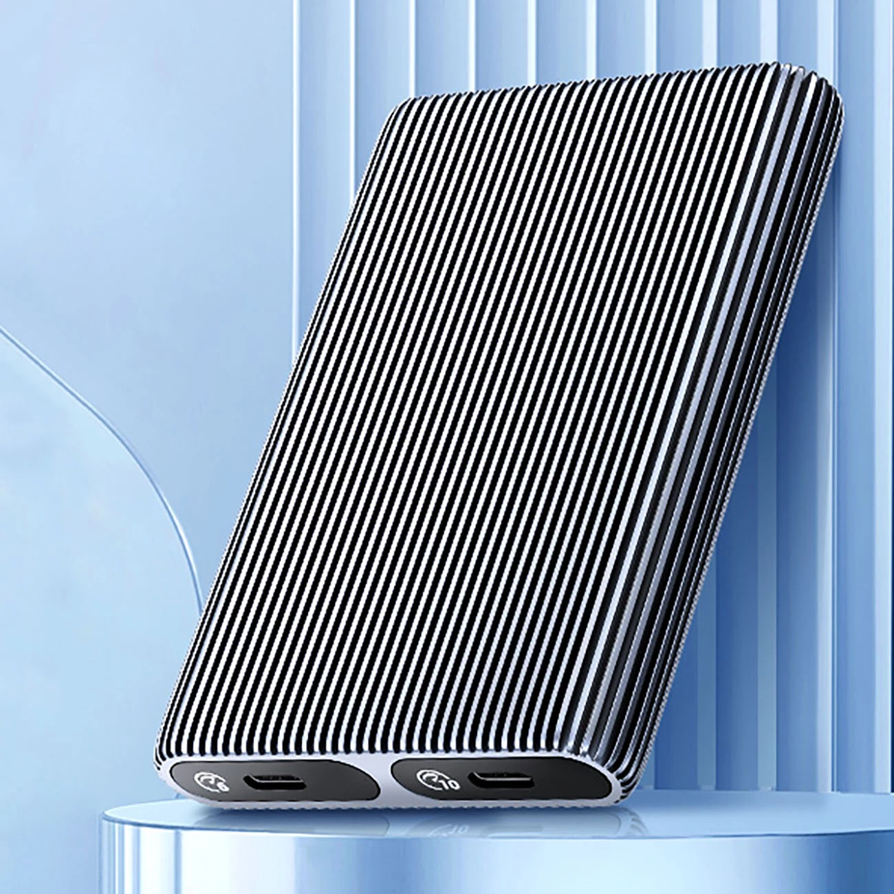 Kasë Orico AM2C3-2N për 2 disqe M.2 NVMe, USB-C 3.2, 10Gb/s, Gri