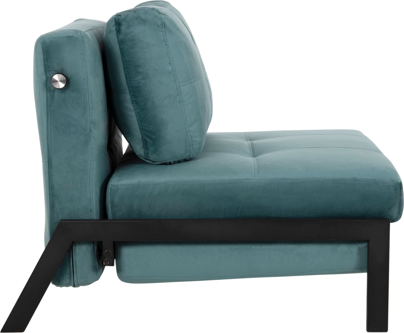 Karrige-shtrat CONSTANCE FH3078.15, kadife ngjyrë turkuaz, 95x92x66H cm