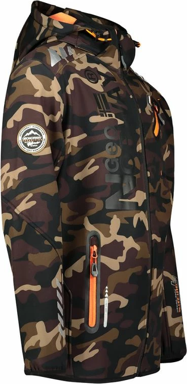 Jakne softshell për meshkuj Geographical Norway, kafe