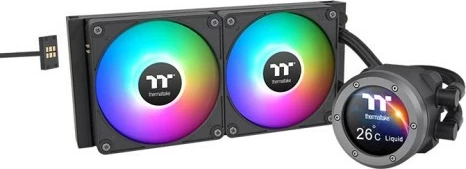 Kasë ftohje me ujë Thermaltake TH240 V2 Ultra EX ARGB LCD, 2x12cm, ARGB