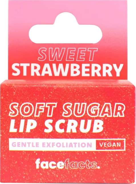Face Facts Soft Sugar Lip Scrub Strawberry