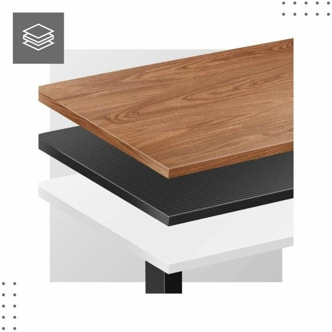 Kornizë elektrike tavoline Mark Adler, e zezë