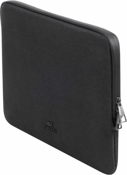 Mbështjellës (sleeve) për MacBook Air 15\" RivaCase 8115, ECO RPET, super i hollë, me zinxhir të dyfishtë, e zezë