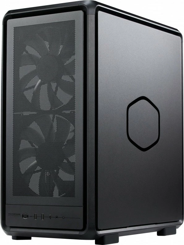 Kasë Cooler Master MasterFrame 500 Mesh MF500M-KHNN-S00, midi tower, ATX/E-ATX, 2x200mm + 1x120mm ventilatorë, USB 3.2 Type-C, e zezë