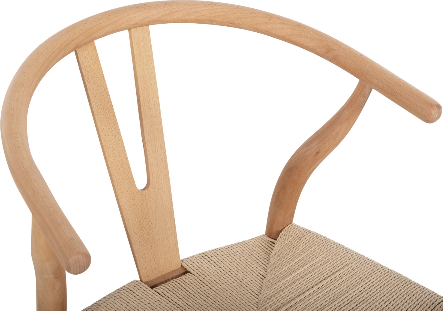 Karrige ngrënieje BRAVE, FH8695.11, dru ahu, natyrale, litar natyral, 56x53x75Hcm