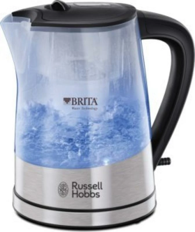Çajnik elektrik, Russell Hobbs Purity 22850-70 1L 2000W xham, zi/argjend