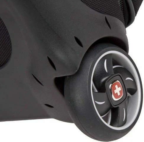 Set biznesi 2 pjesësh Wenger Patriot, trolley 17 inç me çantë notebook 15.4 inç, e zezë