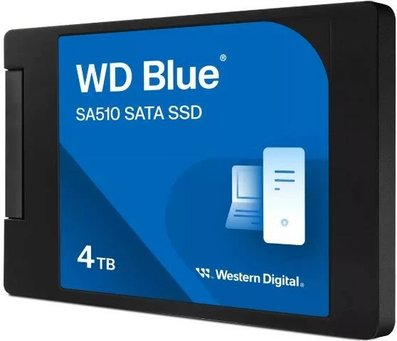 Kasë SSD Western Digital Blue SA510, 4TB, 2.5'' SATA, Blu