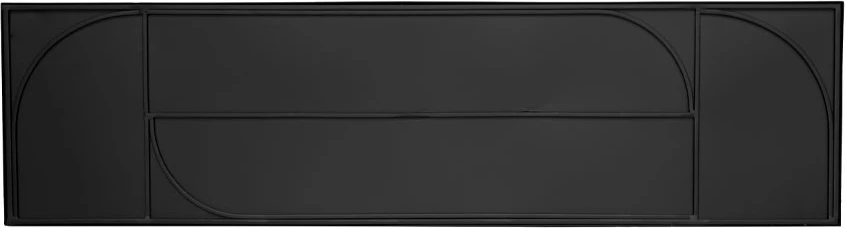 Konsol Arches, ngjyrë e zezë, 120x32x75cm