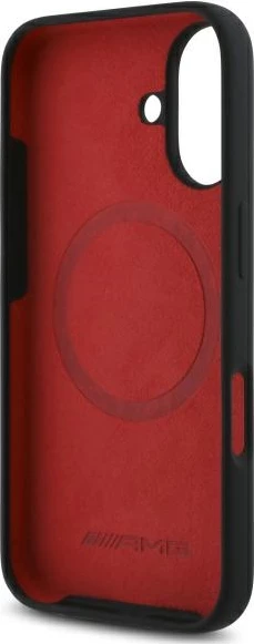 Mbështjellës Mercedes AMG MagSafe për iPhone 16, i zi