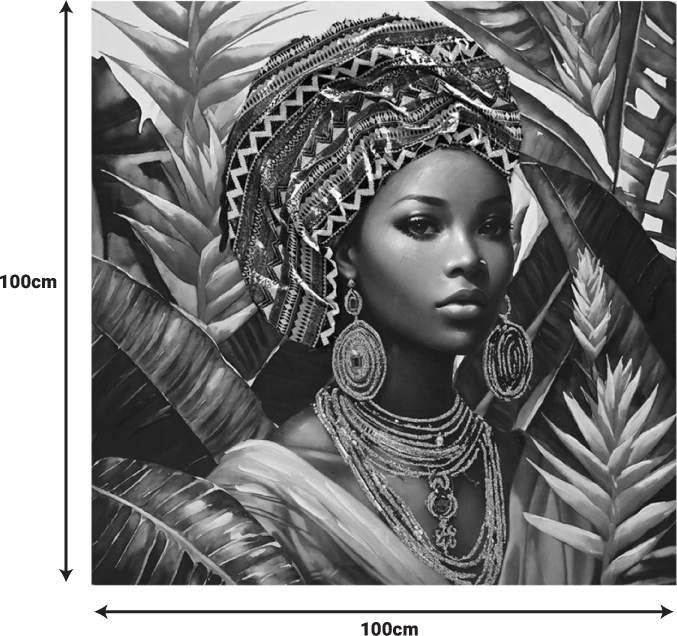 Pikturë në kanavacë Gangalo, shumëngjyrëshe, 100x3x100cm