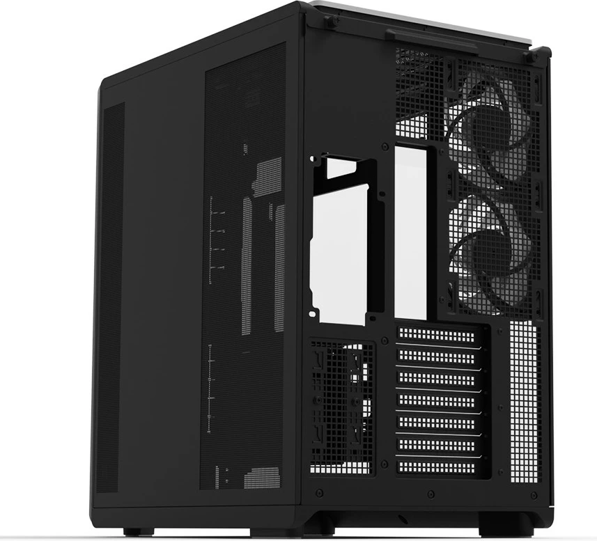 Kasë Zalman P60 Black Mid-Tower, ATX/Micro ATX/Mini ITX, 5x ARGB ventilatorë, USB Type-C, panel xhami, e zezë