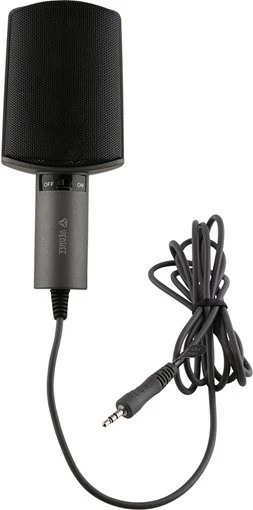 Mikrofon për PC YENKEE YMC 1020GY, 50Hz-16kHz, -30dB, 2.2kΩ, i zi