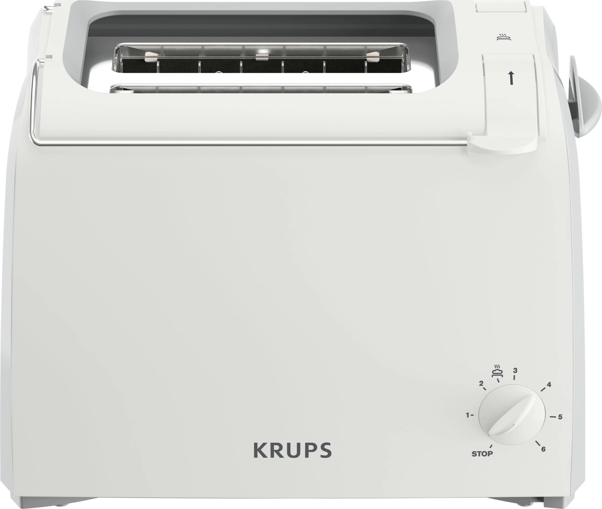 Toaster Krups Proaroma KH151110, 2 feta, 850W, i bardhë