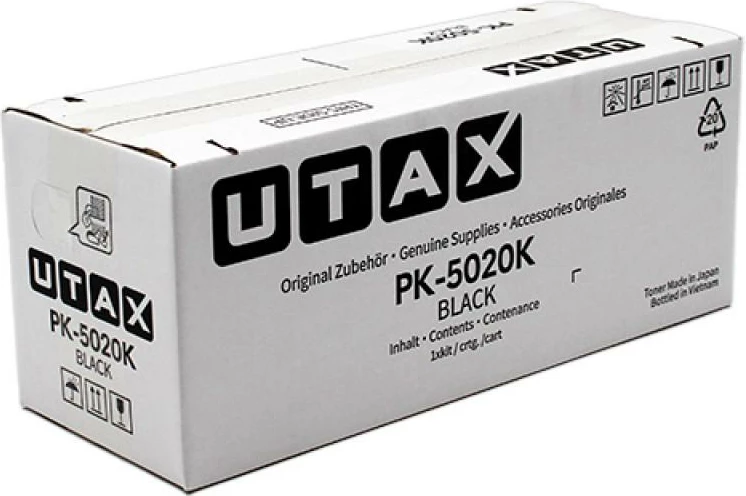 Toner, Utax PK-5020K (1T02YJ0UT0), rendiment 5,500–8,800 faqe, e zezë