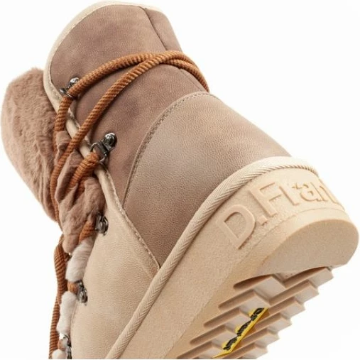 Çizme dimri për femra D.Franklin, bezhë