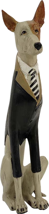 Dekor qeni HARLEY, shumëngjyrësh, polirezine, 16x12x33cm