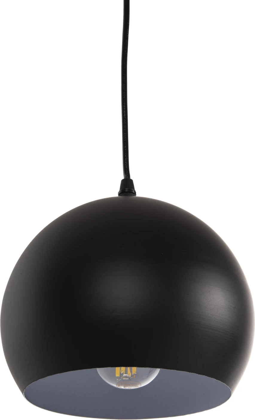 Llambë varëse tavani FH4107 kapak metali i zi 19x19x115Hcm