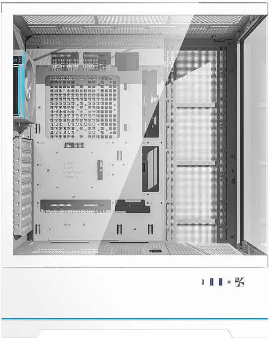 Kasë Darkflash DY451L PRO, Big Tower, ARGB, 1 ventilator, e bardhë