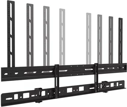 Set mbajtëse/raft për videobar Neomounts AV30-500BL, për ekrane 43–110 inç, VESA 200x200–800x600, max 10 kg, e zezë