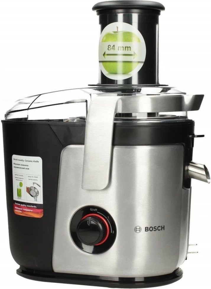 Shtrydhëse frutash Bosch MES 4000, 1000W, inox/zezë