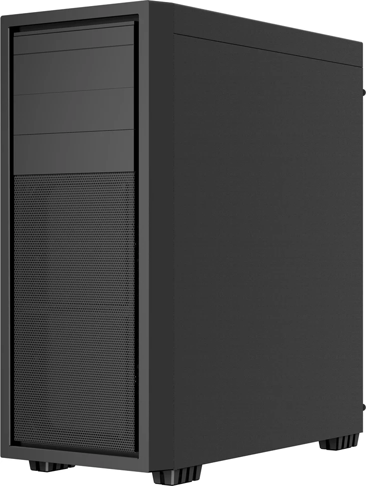 Kasë Kompjuteri GEMBIRD Fornax K500, Midi Tower, e Zezë