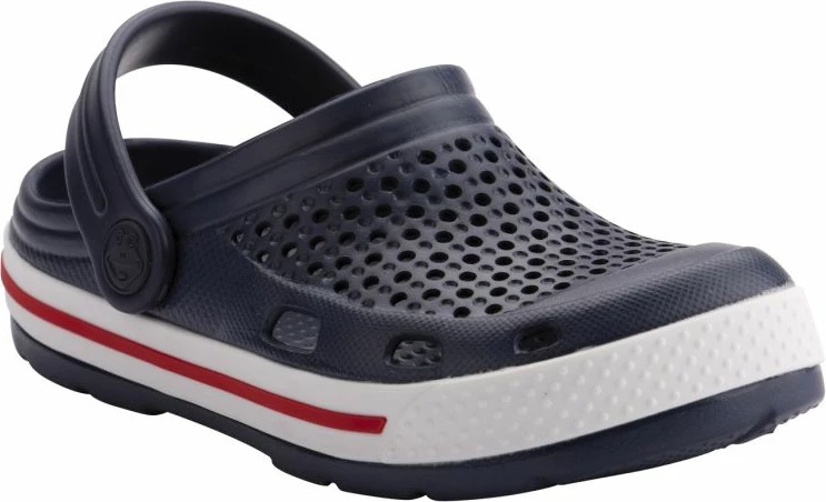 Papuqe për fëmijë Coqui, të bardha dhe blu deti