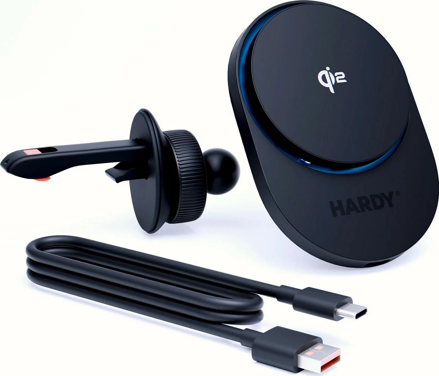 Karikues veture 3MK Hardy AeroCharger 15W, MagSafe, Qi2, i zi