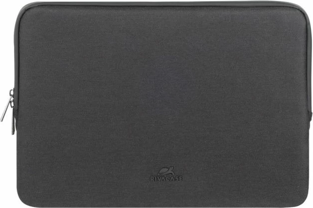 Mbështjellës (sleeve) për MacBook Air 15\" RivaCase 8115, ECO RPET, super i hollë, me zinxhir të dyfishtë, e zezë