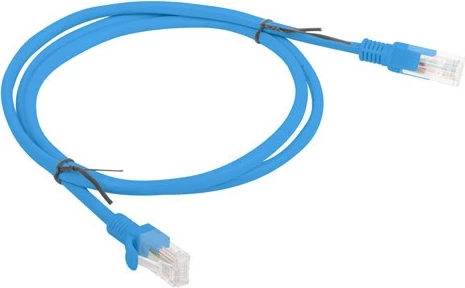 Kabllo Patch Lanberg Cat6, 1m, RJ-45, Blu, 24 copë