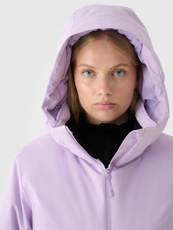 Jakne skijimi për femra 4f, e zezë