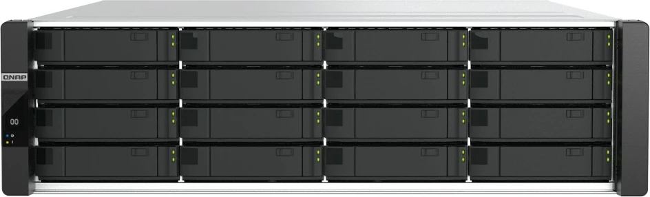 Server NAS, QNAP ES1686dc-R2-2142IT-96G, 16x 3.5" LFF SAS, 0 HDD, RAM Memorje 96GB, 4x 10GbE SFP+, Rack 3U