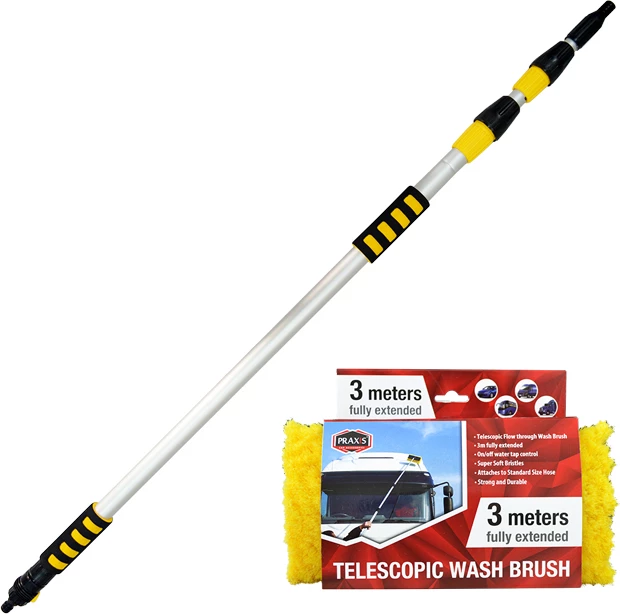 Praxis brushë teleskopik, 3 m