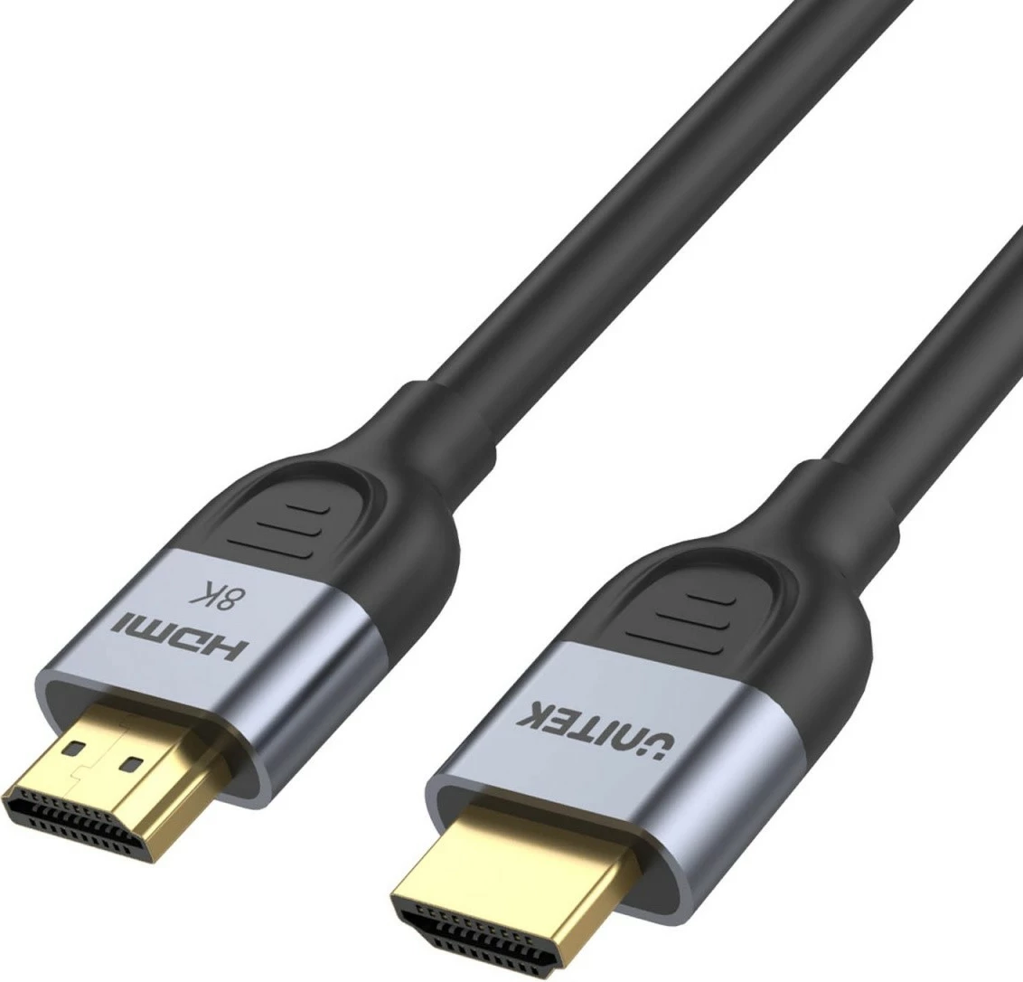 Kabllo HDMI Unitek C11086GY01-2M, 2m, 8K 60Hz, e zezë