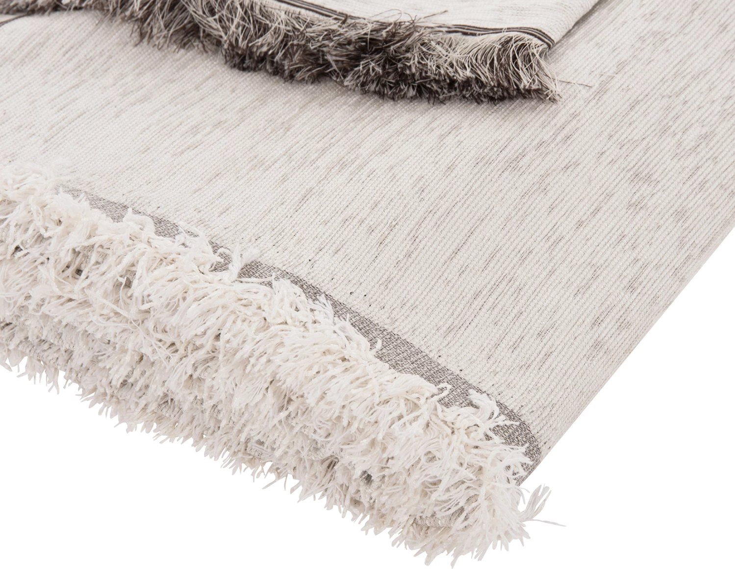 Mbulesë divani me franja DREAMTOPIA FH12165.07 ngjyrë ecru 295x170cm