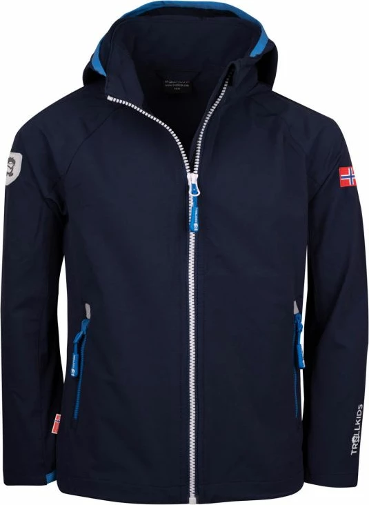 Jakne për fëmijë Trollkids, e kaltër