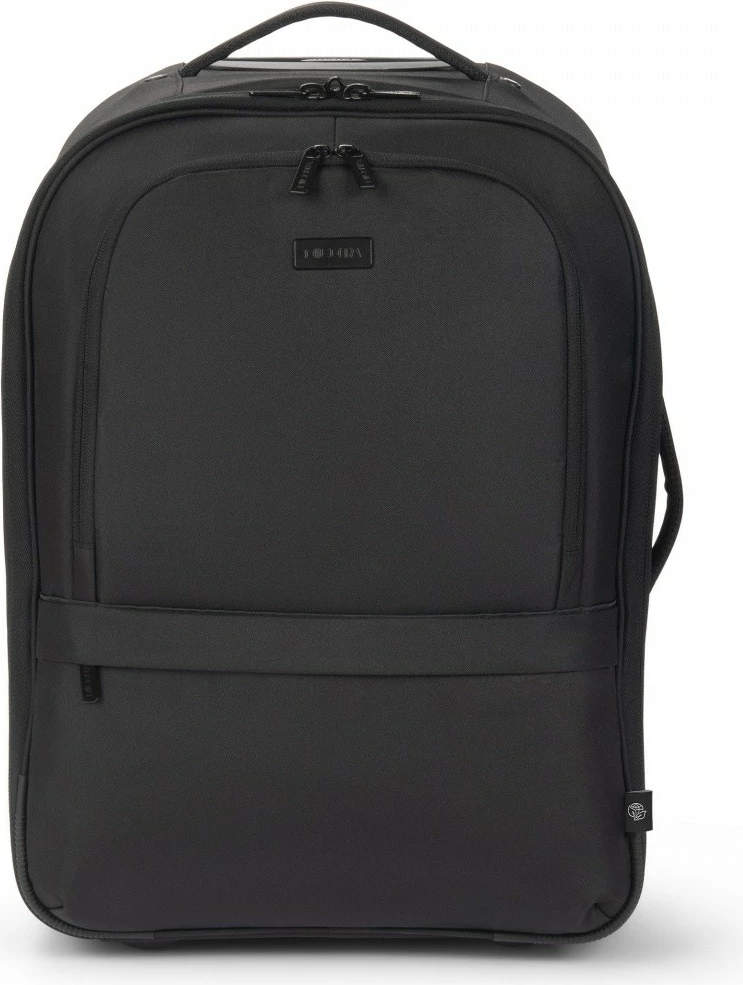 Çantë shpine me rrota, DICOTA, Eco CORE D32152-RPET, për laptop 14-16", 33L, e zezë