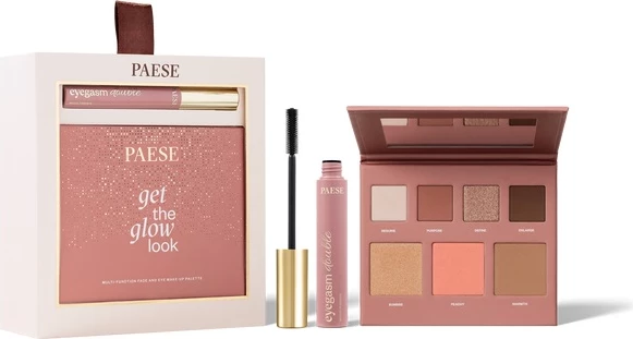 Set për grim Paese Double Glow Look për femra, 2 copë