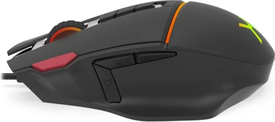 Maus Krux Fuze Pro, USB Lloji-A, 12000 DPI, i zi