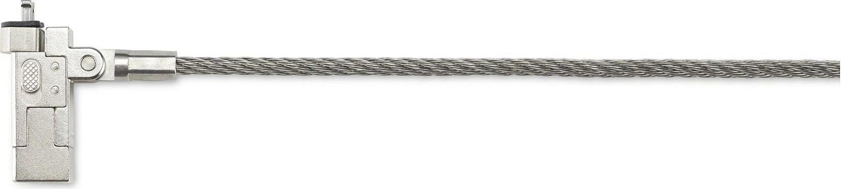 Kabëll sigurie Kensington Slim NanoSaver 2.0 EQ, 1.83m, Nano, çelës rrumbullak, çelik inox, argjendtë