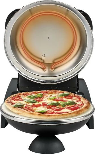 Mini furrë elektrike për pica, G3 Ferrari, PizzaOven Express Delizia G1000610, dimensione 365x400x245 mm, e zezë
